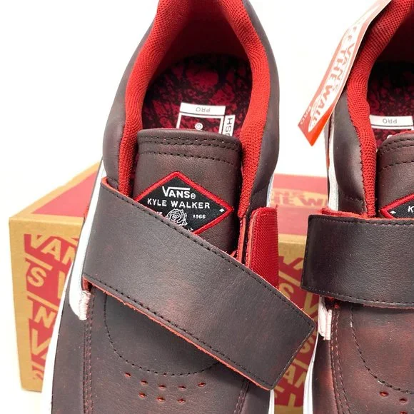 💖MEGA SALE💖VANS Women's VN0A4UW3REB Kyle Walker Pro Red Leather Skate Low - Picture 5 of 12